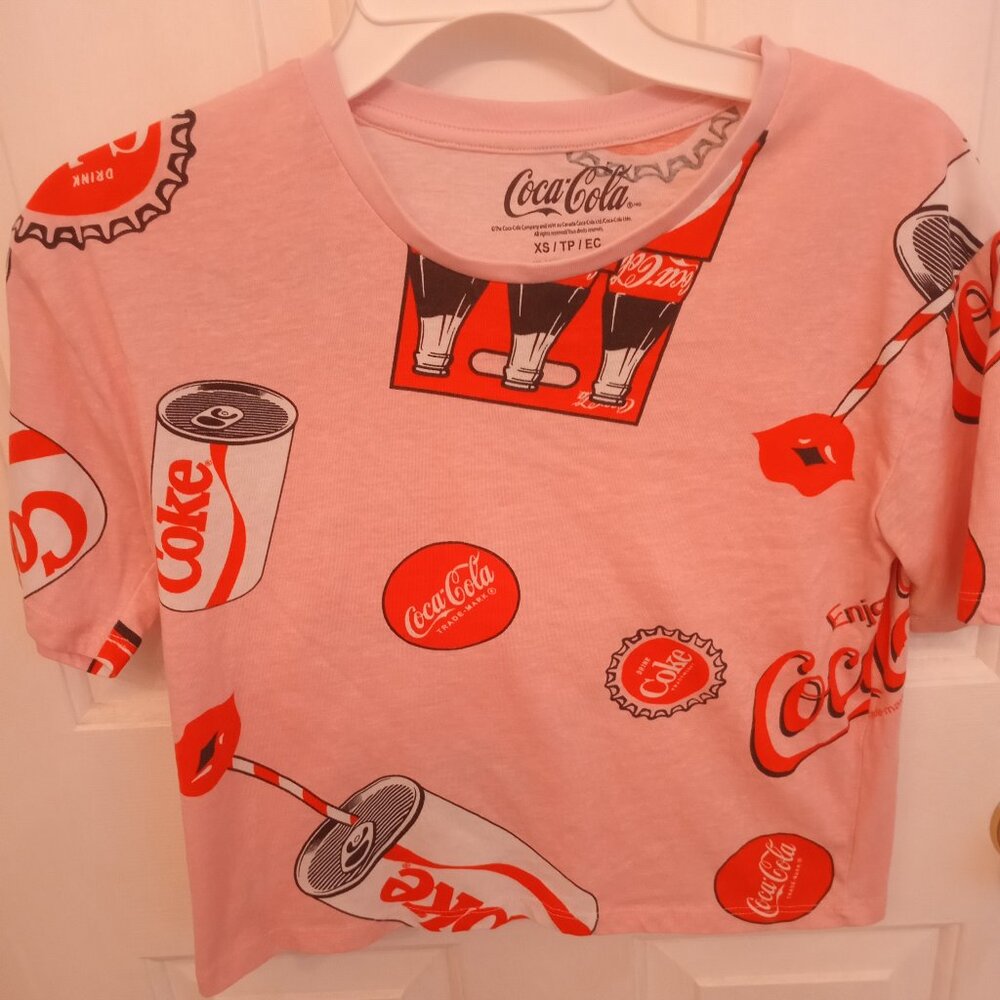 Coca Cola cropped shirt